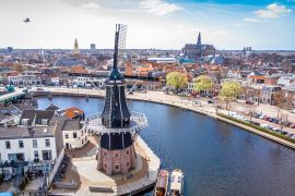 Lais Puzzle - Luftaufnahme der Windmühle in Haarlem, Niederlande - 2.000 Teile