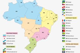 Lais Puzzle - Karte der brasilianischen Staaten mit Flaggen - 2.000 Teile