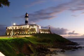 Lais Puzzle - Sonnenuntergang am Leuchtturm in Salvador, Bahia - Brasilien - 2.000 Teile