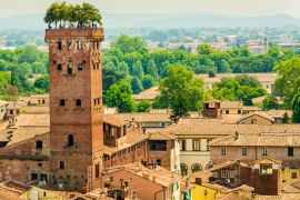 Lais Puzzle - Lucca, mittelalterliche Stadt - Blick von oben - 2.000 Teile