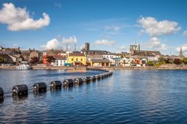 Lais Puzzle - Athlone Stadt und Shannon Fluss, Grafschaft Westmeath, Irland - 2.000 Teile