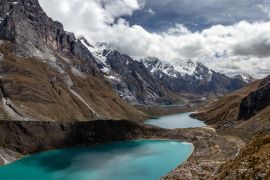 Lais Puzzle - Die drei Seen / Tres-Lagunen in der Kordillere Huayhuash, Anden, Peru - 2.000 Teile