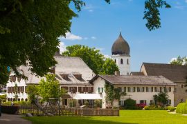 Lais Puzzle - Klosterkirche auf der Fraueninsel, Chiemsee, Bayern - 2.000 Teile