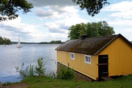 Lais Puzzle - altes Bootshaus am Alsensee in Askersund Schweden - 2.000 Teile