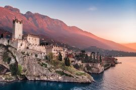 Lais Puzzle - Gardasee - Blick auf das Dorf Malcesine - 2.000 Teile