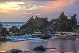 Lais Puzzle - Sonnenuntergang in Anson Bay - Norfolk Island - 2.000 Teile