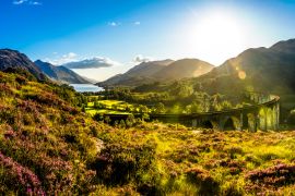 Lais Puzzle - Glenfinnan Viadukt Panoramablick - 2.000 Teile