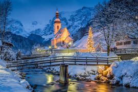 Lais Puzzle - Ansicht der Kirche in Ramsau, Deutschland - 2.000 Teile