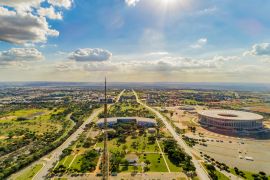 Lais Puzzle - Eixo Monumental Brasilia Brasilien Distrito Federal Stadion Mane Garrincha - 2.000 Teile