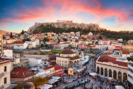 Lais Puzzle - Athen, Griechenland - Monastiraki-Platz und antike Akropolis - 2.000 Teile