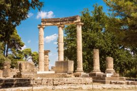 Lais Puzzle - Die Ruinen der antiken griechischen Stadt Olympia, Griechenland - 2.000 Teile