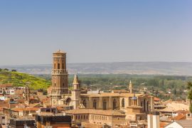Lais Puzzle - Panorama von Tudela, Navarra, Spanien - 2.000 Teile