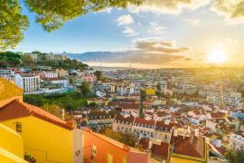 Lais Puzzle - Panoramablick auf Lissabon bei Sonnenuntergang, Portugal - 2.000 Teile