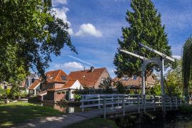 Lais Puzzle - Zugbrücke bei de Burg, Borculo, Niederlande - 2.000 Teile