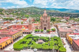 Lais Puzzle - Schöne Luftaufnahme des Hauptplatzes von San Miguel de Allende in Guanajuato, Mexiko - 2.000 Teile