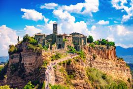 Lais Puzzle - Civita di Bagnoregio, Viterbo, Latium, Italien, Ansicht der mittelalterlichen Stadt - 2.000 Teile