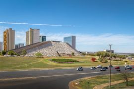 Lais Puzzle - Ansicht der Monumental Axis Avenue - Brasilia, Distrito Federal, Brasilien - 2.000 Teile