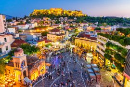 Lais Puzzle - Athen, Griechenland - Monastiraki-Platz und Akropolis - 2.000 Teile