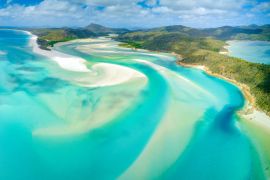 Lais Puzzle - Hill Inlet am Whitehaven Beach auf der Whitesunday Island, Queensland, Australien - 2.000 Teile