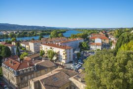 Lais Puzzle - Blick auf Valence und die Rhône, Frankreich - 2.000 Teile