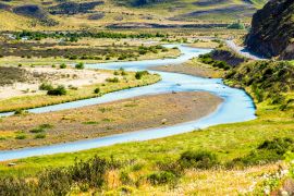 Lais Puzzle - Ansicht der Flusslandschaft, Patagonien, Chile, Südamerika. - 2.000 Teile