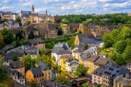 Lais Puzzle - Luxemburg Stadt, Blick auf die Altstadt und den Grund - 2.000 Teile