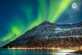 Lais Puzzle - Nordlicht über Seydisfjordur, Island - 2.000 Teile