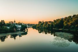 Lais Puzzle - Frühmorgens am Südlichen Bug in Winnyzja, Ukraine - 2.000 Teile