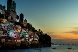 Lais Puzzle - Salvador Bahia Brasilien Sonnenuntergang Paradies und Boote - 2.000 Teile