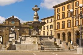 Lais Puzzle - Viterbo - Piazza della Rocca - Brunnen - Rocca Albornoz - 2.000 Teile