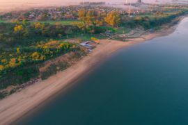 Lais Puzzle - Playa de ituzaingo corrientes, Fluss Parana bei Sonnenaufgang - 2.000 Teile