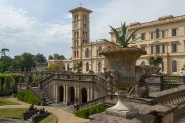 Lais Puzzle - Sommertagsansicht von Osborne House und Gärten, Cowes, Isle of Wight, England - 2.000 Teile