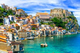 Lais Puzzle - schöne Strände und Städte von Kalabrien - Scilla. Italienische Sommerferien. - 2.000 Teile