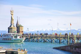 Lais Puzzle - Blick auf den Hafen in Konstanz, Bodensee, Deutschland - 2.000 Teile