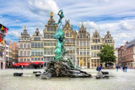 Lais Puzzle - Brabo-Brunnen auf dem Marktplatz, Antwerpen, Belgien - 2.000 Teile