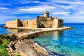 Lais Puzzle - Le Castella. Isola di Capo Rizzuto - erstaunliche Burg und schönes Meer in Kalabrien, Italien - 2.000 Teile