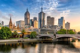 Lais Puzzle - Das zentrale Geschäftsviertel von Melbourne, Australien - 2.000 Teile
