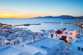 Lais Puzzle - Blick auf Mykonos-Stadt und die Insel Tinos in der Ferne, Griechenland - 2.000 Teile