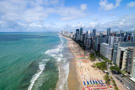 Lais Puzzle - Luftaufnahme des Boa Viagem Beach, Recife, Pernambuco, Brasilien - 2.000 Teile