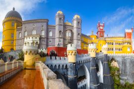 Lais Puzzle - Blick auf Palace da Pena - Sintra, Lisboa, Portugal - Europäisches Reisen - 2.000 Teile