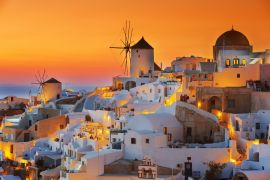 Lais Puzzle - Oia bei Sonnenuntergang, Santorin, Griechenland - 2.000 Teile