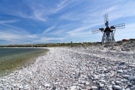 Lais Puzzle - historische Schleifmühle bei Jordhamn, Insel Öland, Schweden - 2.000 Teile