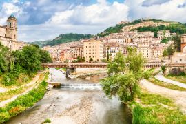 Lais Puzzle - Szenische Ansicht der Altstadt in Cosenza, Italien - 2.000 Teile
