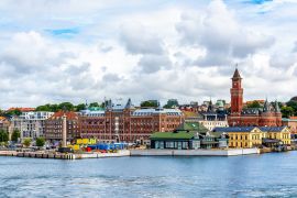 Lais Puzzle - Blick auf das Stadtzentrum von Helsingborg - Schweden - 2.000 Teile