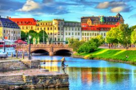 Lais Puzzle - Kanal im historischen Zentrum von Göteborg - Schweden - 2.000 Teile