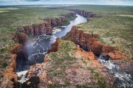 Lais Puzzle - Luftaufnahme des King George River, North Kimberley, Westaustralien - 2.000 Teile
