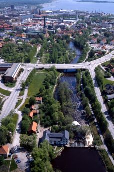 Lais Puzzle - Västerås, Schweden, aus der Luft - 2.000 Teile