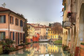 Lais Puzzle - Treviso romantisches Stadtbild Italien - 2.000 Teile