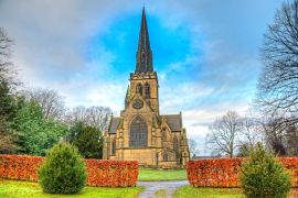 Lais Puzzle - Wentworth Kirche, Rotherham,Yorkshire im Winter, England - 2.000 Teile