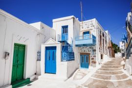 Lais Puzzle - Bunte Straße in Astypalaia, Dodekanes, Griechenland - 2.000 Teile